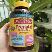 Vitamin Cho Bà Bầu Nature Made Prenatal Multi DHA