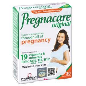 Vitamin cho bà bầu Vitabiotics Pregnacare Original tốt cho mẹ khỏe cho bé