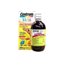 Vitamin cho bé biếng ăn Centrum Kids Incremin 200ml của Úc