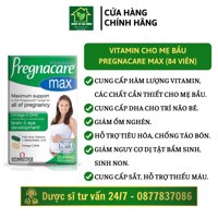 Vitamin cho mẹ bầu Pregnacare Max 84 viên bảo vệ mẹ và bé trong mọi giai đoạn thai kỳ Shop dược sĩ gia đình