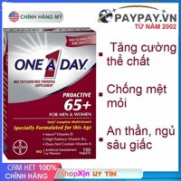 Vitamin cho người trên 65 tuổi One A Day Proactive 65+ Men & Women Multivitamin 150 Tablets