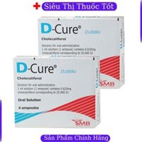 Vitamin D cure bổ sung Vitamin, Canxi hỗ trợ người loãng xương hộp 4 ống z