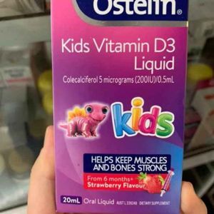 Vitamin D dạng nước cho trẻ em Ostelin Vitamin D Kids Liquid 20ml