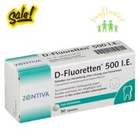 Vitamin D Fluoretten 500 IE 90 Viên Đức