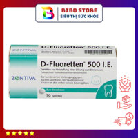 Vitamin D-Fluoretten 500 IE Đức, viên D3 Flour, bổ sung Vitamin D3 cho bé, Vitamin D3 cho trẻ em
