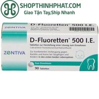 Vitamin D Fluoretten 500 IE Cho Trẻ Sơ Sinh của Đức 90 Viên