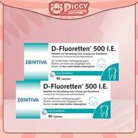 Vitamin D Fluoretten 500 IE Đức, Bổ sung Vitamin D3 và Flour D3 Đức
