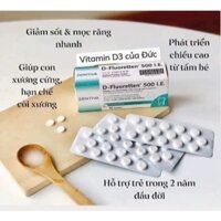 Vitamin D Fluoretten 500 IE Cho Trẻ Sơ Sinh Và Trẻ Nhỏ, 90 Viên