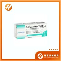 Vitamin D Fluoretten 500 I.E Bổ Sung Vitamin D Cho Bé Của Đức Hộp 90 Viên