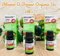 Vitamin D Hữu cơ Brauer Kids 400IU 10ml - 0th+