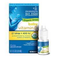 Vitamin-D hữu cơ cho bé dạng giọt MOMMY'S-BLISS