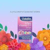 Vitamin D Ostelin 400UI dạng giọt cho bé từ 0m