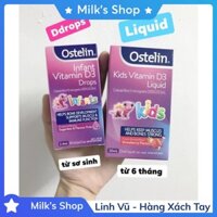 Vitamin D Ostelin Liquid Kids & drop Của Úc (đủ bill)