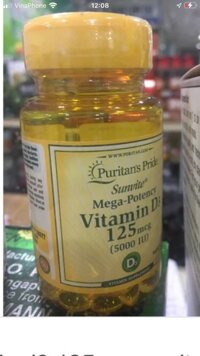 Vitamin D3 125mcg Puritan's Pride