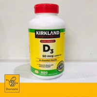 Vitamin D3 2000IU Kirkland 600 viên của Mỹ