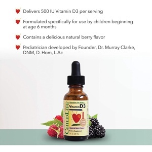 Si rô bổ sung vitamin Childlife Vitamin D3 - 30 ml