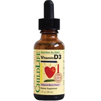 Vitamin D3 Childlife của Mỹ cho trẻ từ 0 đến 12 tuổi lọ 30mL