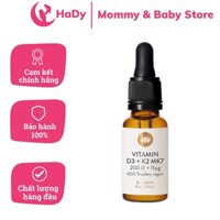 Vitamin D3 cho bé D3 K2 MK7 Đức Sunday Natural 20ml giúp hấp thụ canxi phát triển Chiều Cao tối ưu cho trẻ