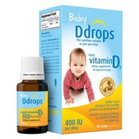 Vitamin D3 cho bé sơ sinh đến 1 tuổi Baby DDrops - Mỹ
