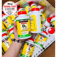 Vitamin D3 D 50mcg (2000IU) Kirkland chai 600 viên date Mới[Bao Check][Bao dùng] muahangtaimy.com