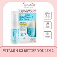 Vitamin D3 Dlux Infant Daily Vitamin D Oral Spray Better You Dạng Xịt Cho Trẻ Em Dưới 3 Tuổi 15ml