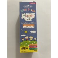 Vitamin D3 drop 400iu của Nature Aid mẫu mới