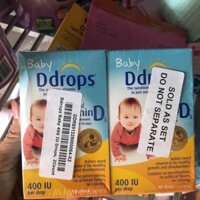 Vitamin D3 drop mỹ cho trẻ so sinh