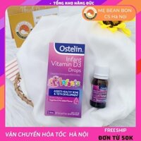 Vitamin D3 Drops 2.4ml Ostelin Infant úc dành cho trẻ từ sơ sinh hấp thụ canxi dạng giọt vị dâu thơm ngon - mẹ bean bon