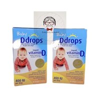 Vitamin D3 Drops - Baby DDrops bổ xung vitamin D cho bé 60 giọt và 90 giọt