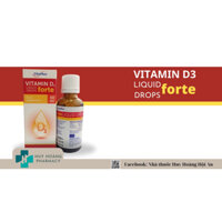 Vitamin D3 - Forte . Dạng nhỏ giọt cho trẻ em. lọ 30 ml.