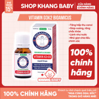 Vitamin D3 K2 Bioamicus 0M+ 10ml - Shop Khang Baby