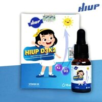 Vitamin D3 K2 Hiup hỗ trợ tăng chiều cao chính hãng (15ml)