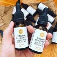 Vitamin D3 K2 MK7 Sunday Natural của Đức 20ml cho trẻ em