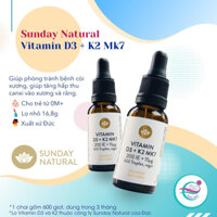 Vitamin D3 K2 MK7 Sunday Natural của Đức 20ml cho trẻ em
