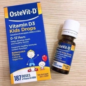 Vitamin D3 OsteVit - D dành cho trẻ từ 0 - 12 tuổi