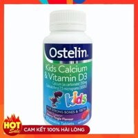 Vitamin D3 và Canxi cho bé [Úc] Ostelin Kids - 90 viên nhai - Cho bé từ 2 tuổi