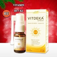 Vitamin D3K2 Bổ Sung Vitamin K2 D3 Hấp Thụ Calcium Tránh Còi Xương Thực Phẩm Bổ Sung Vitamin D K Dạng Xịt VitDeKa Spray