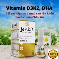 Vitamin D3K2 DHA Jenkit tối ưu chiều cao và phát triển trí não cho bé chai xịt 15 ml, nguyên liệu Đức - ANHUNG OFFICIAL
