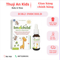 Vitamin D3K2 Imochild có DHA hỗ trợ bé phát triển chiều cao, trí não-dùng cho trẻ sơ sinh