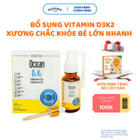 Vitamin D3K2 Ocean Kiddi cho bé hỗ trợ xương chắc khỏe, bé lớn nhanh