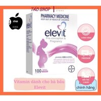 Vitamin dành cho bà bầu Elevit 100 viên chính hãng Bayer Úc giúp mẹ bầu có 1 thai kỳ mạnh khoẻ