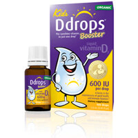 Vitamin Ddrops D3 600iu Booster _100 giọt (Vitamin d cho trẻ trên 1 tuổi) Date 09.2026