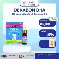 Vitamin DekaBon DHA 15ml - Bổ sung Vitamin, DHA cho trẻ