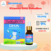 Vitamin DHA DekaBon 15ml - Bổ sung Vitamin, DHA cho trẻ, Omega 3 giúp bé tăng chiều cao, phát triển trí não