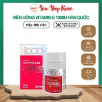 VITAMIN E 1000IU Hàn Quốc , Viên Uống Vitamin E, Hộp 60 viên