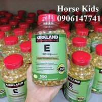 VITAMIN E 180MG (400 IU) KIRKLAND 500 VIÊN ( MỸ )