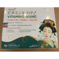 vitamin E 400 e400 vitamin C dầu gấc diệp lục tố sokoe japan nhật bản (người tiếp xúc ánh nắng,tia tử ngoại,pn mang thai
