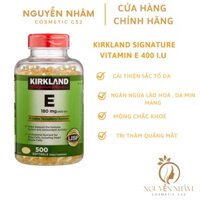 Vitamin E 400 IU 500 Viên Kirkland Của Mỹ
