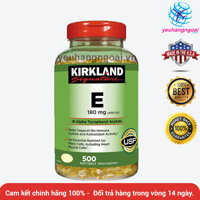 Vitamin E 400 I.U Kirkland Signature 500 viên của Mỹ  (mẫu mới )