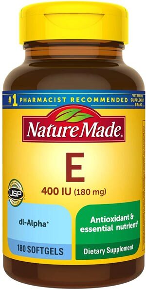 Vitamin E 400 iu Nature Made 180 viên